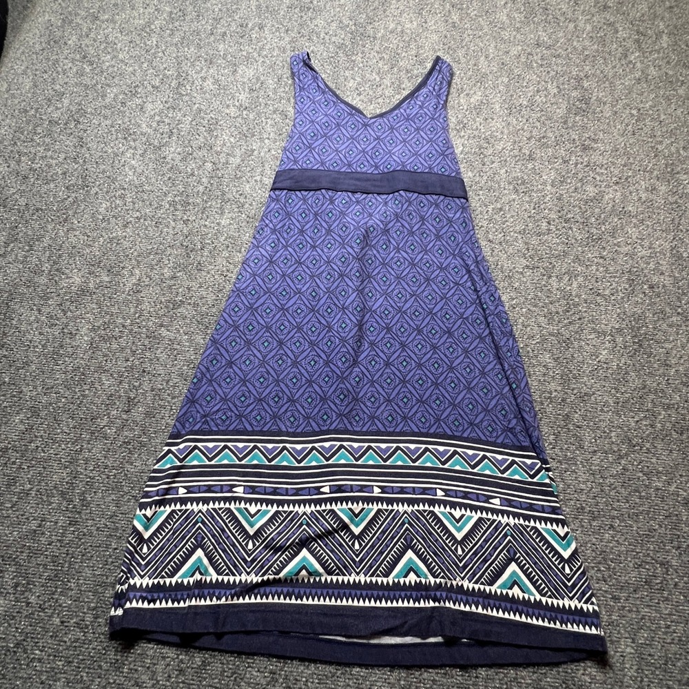Athleta Purple Geometric Medallion Midi Dress Built-in Bra XS 221590
